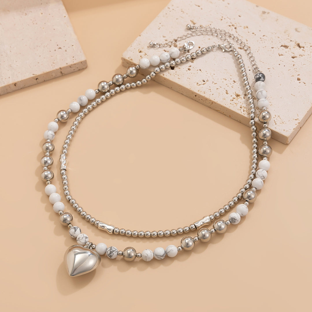 Heartbeat Multi-Layer Necklace Set