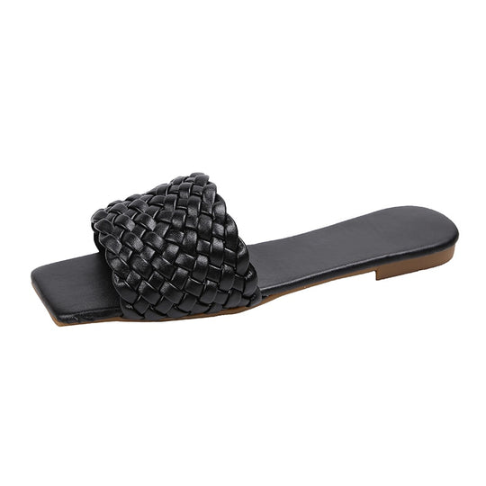 CozyCharm Towel-Textured Beach Slippers
