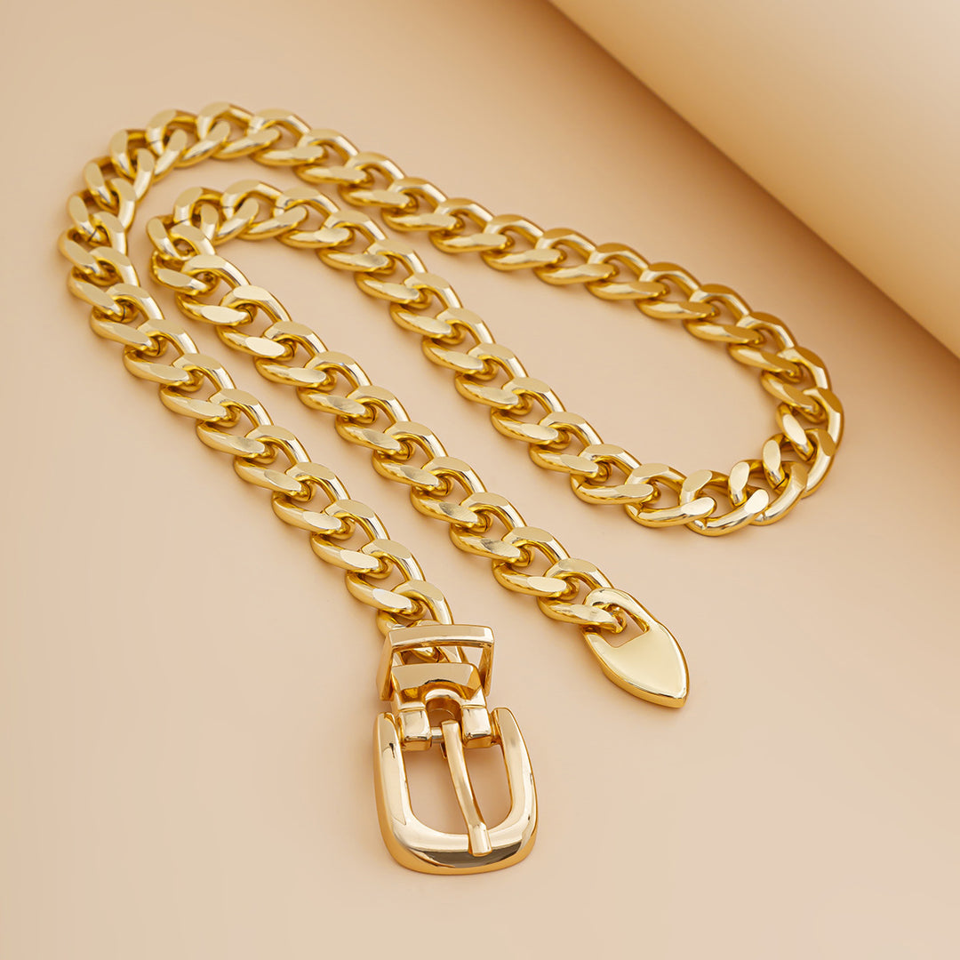 GrindEdge Geometric Chain Necklace