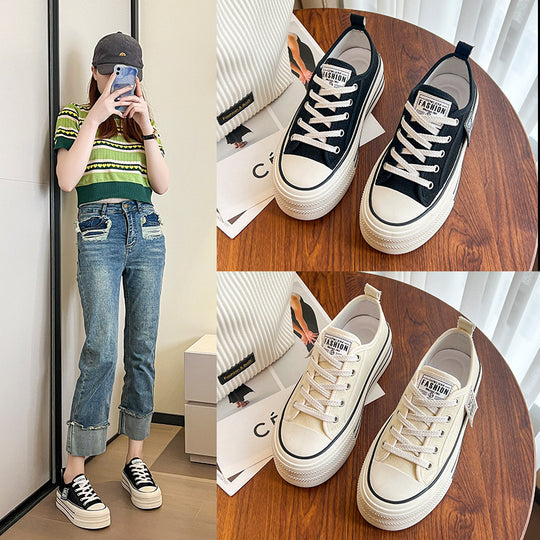 Retro Sponge Canvas Sneakers