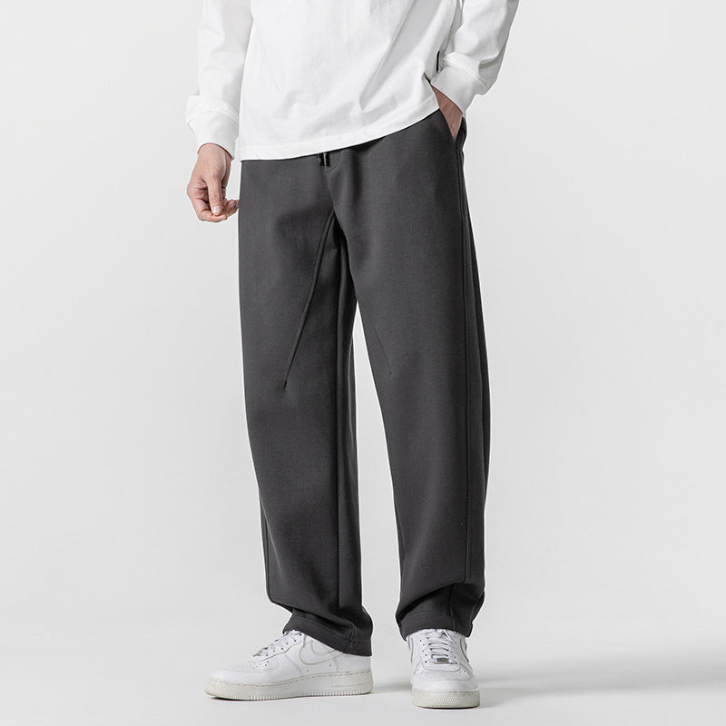 Elastic Waist Drawstring Sweatpants