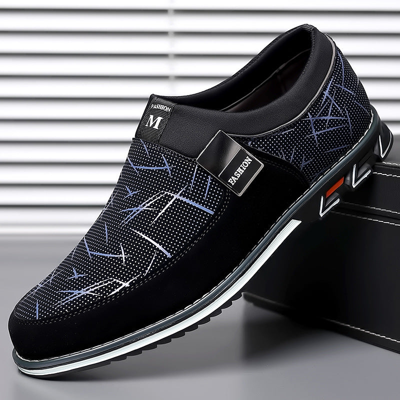 UrbanStride Men’s Color Block Leather Shoes