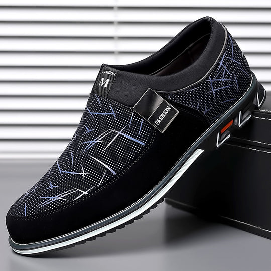 UrbanStride Men’s Color Block Leather Shoes