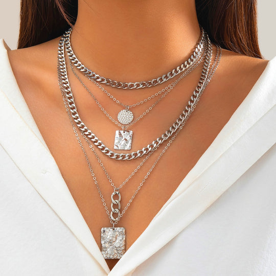 Niche Vibe Layered Snake Chain Necklace