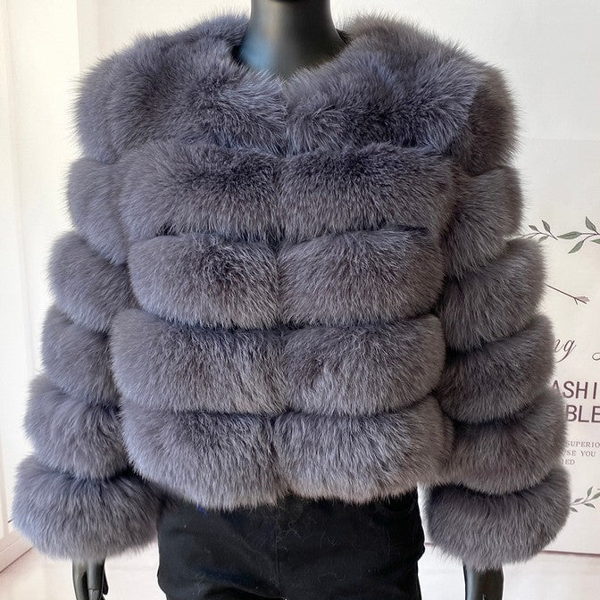 Women's Long Ruffled Shawl Windbreaker