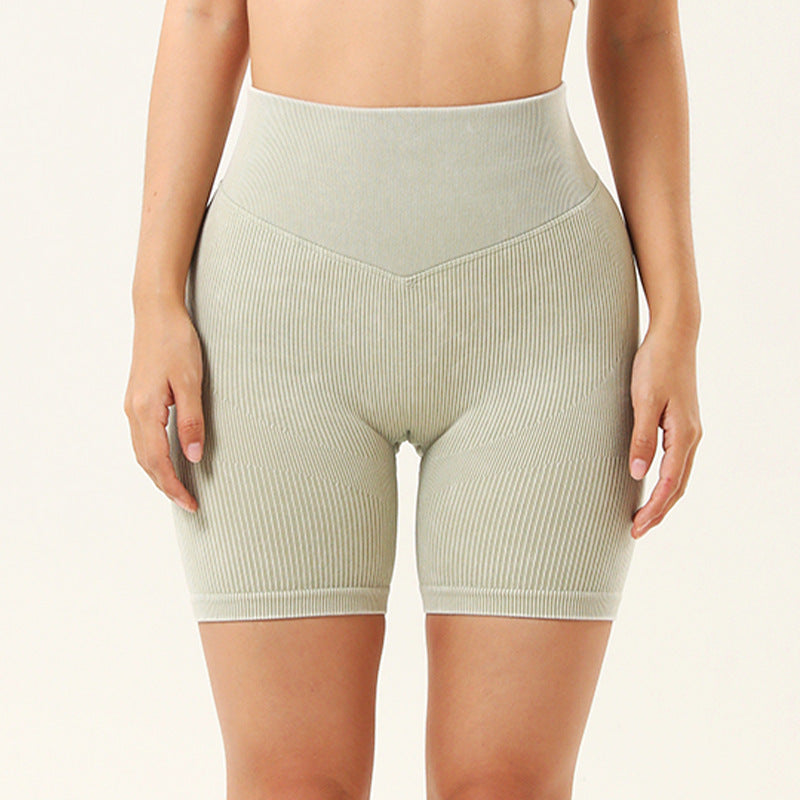 Frosted Yoga Set with Hip-Lift Leggings