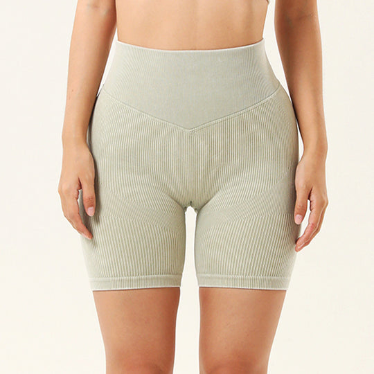 Frosted Yoga Set with Hip-Lift Leggings