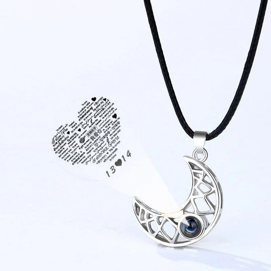Ins Niche Sun & Moon Couple Pendant – Magnetic Clavicle Chain for Lovers