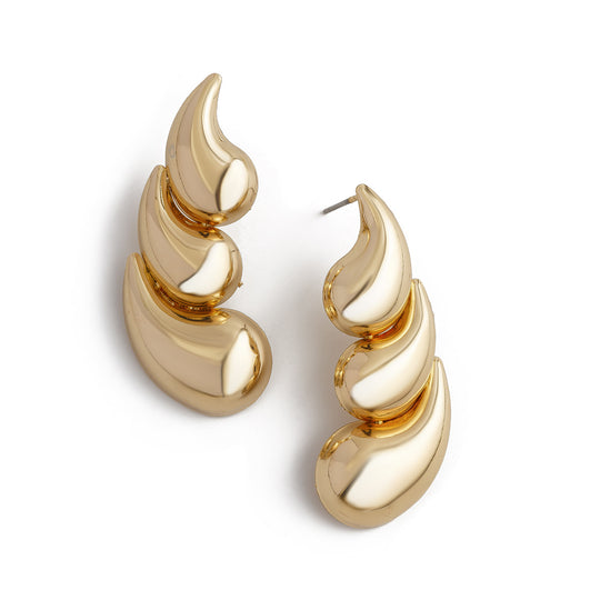 Luxury Geometric Water Drop Earrings