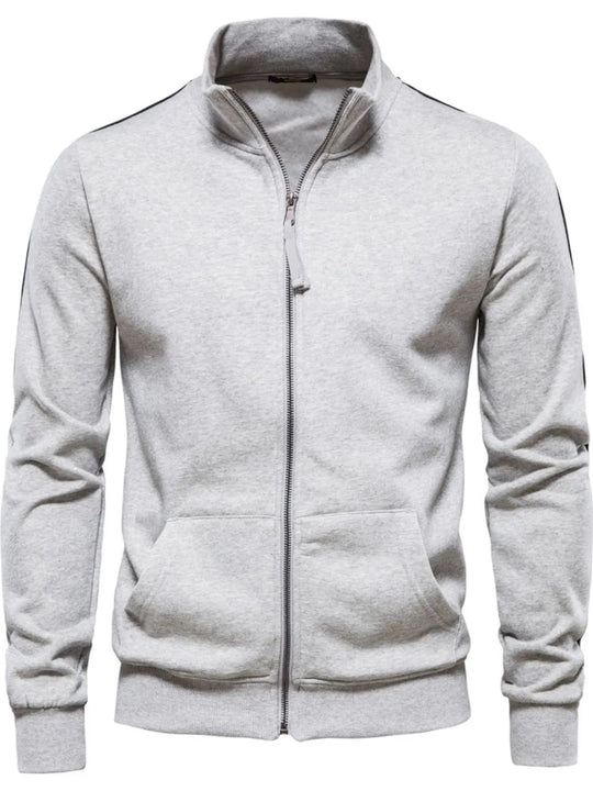 Men's Zip Up Long Sleeve Sweatshirt