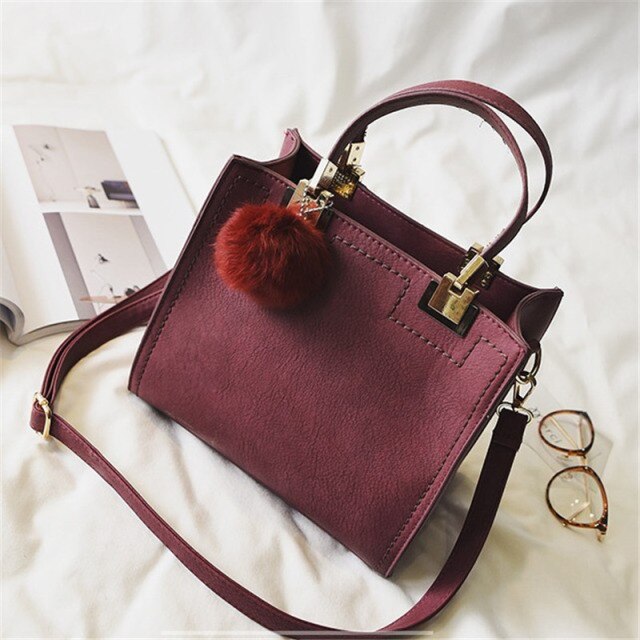 Suede Charm Tote