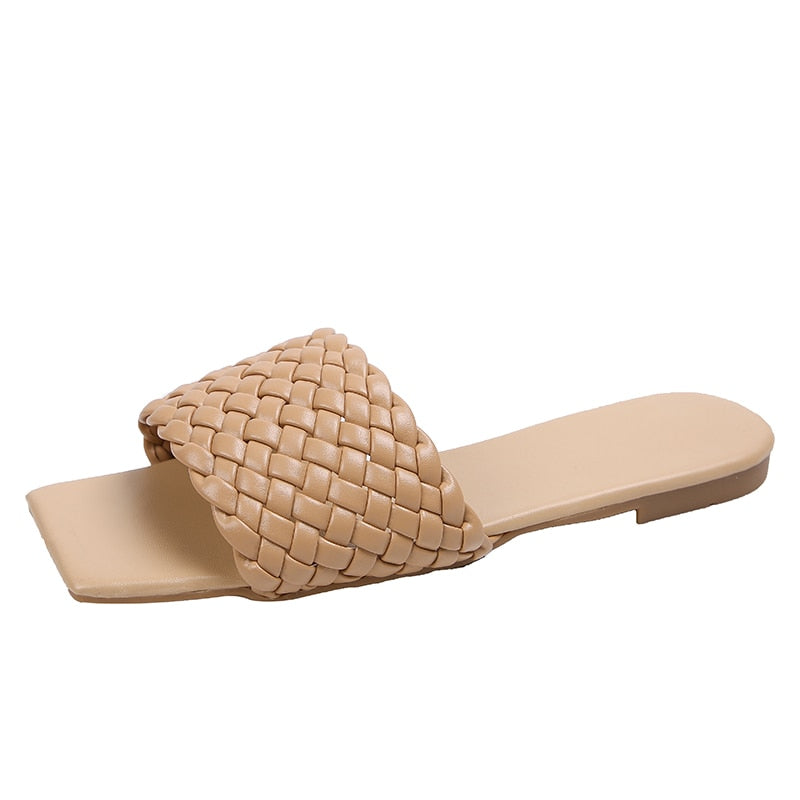 CozyCharm Towel-Textured Beach Slippers