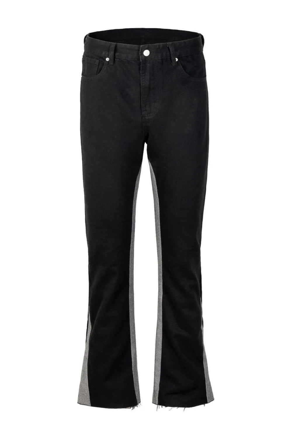 Contrast Bootcut Jeans
