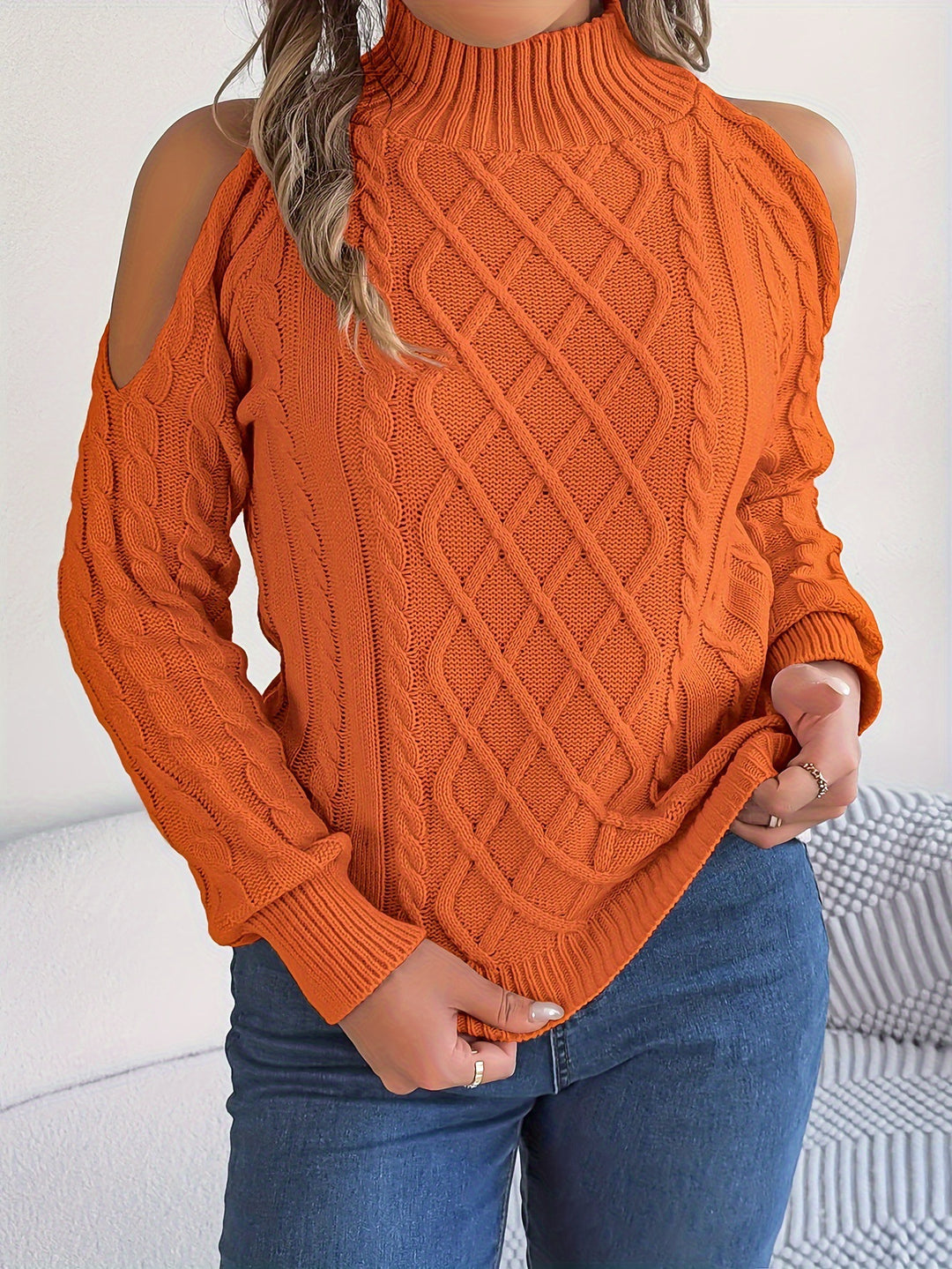 Polka Dot Cozy Chic Sweater