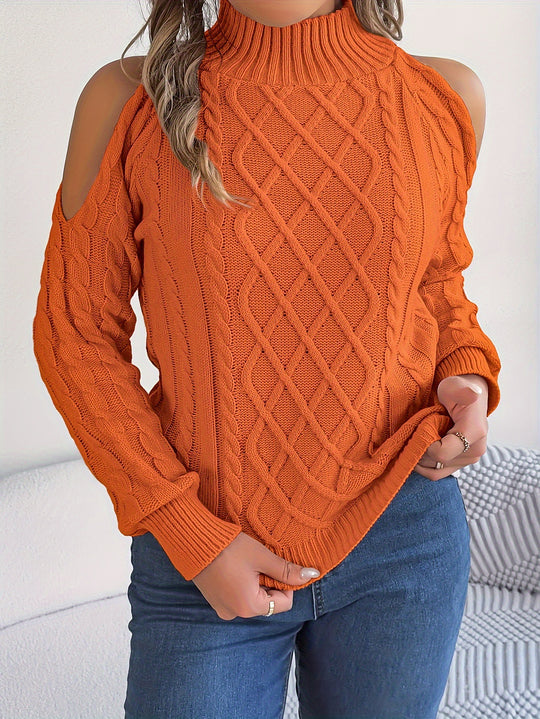 Polka Dot Cozy Chic Sweater