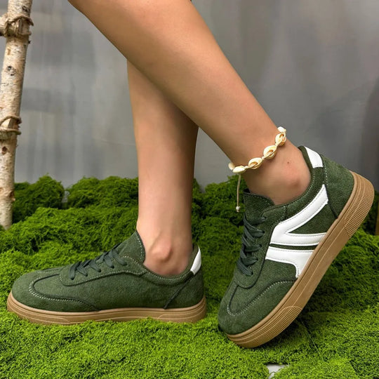 Casual Sporty Lace-Up Sneakers