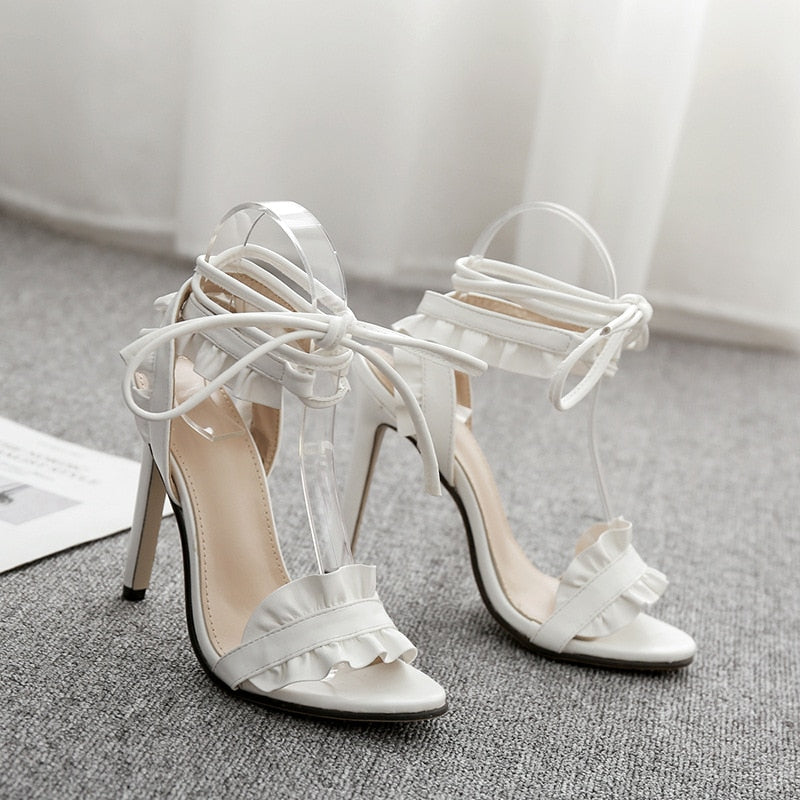 Glam Fish-Heel Sandals