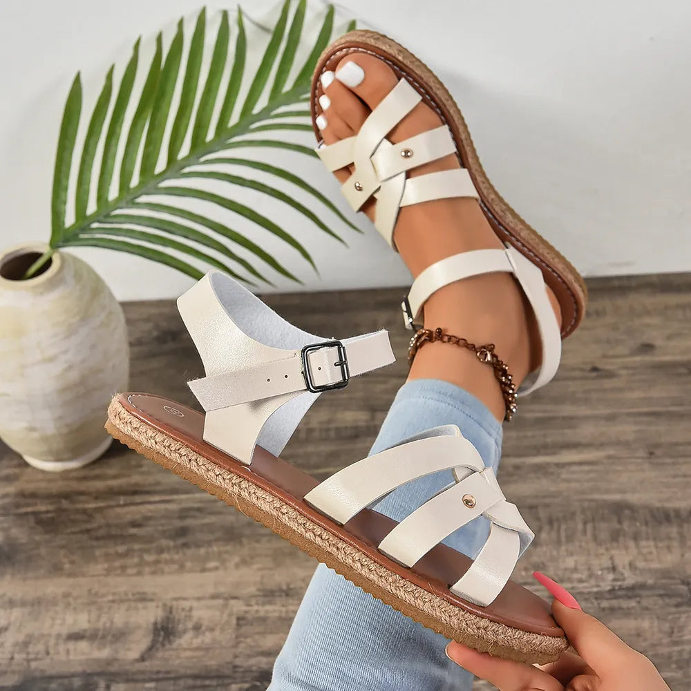 Roman Woven Sandals