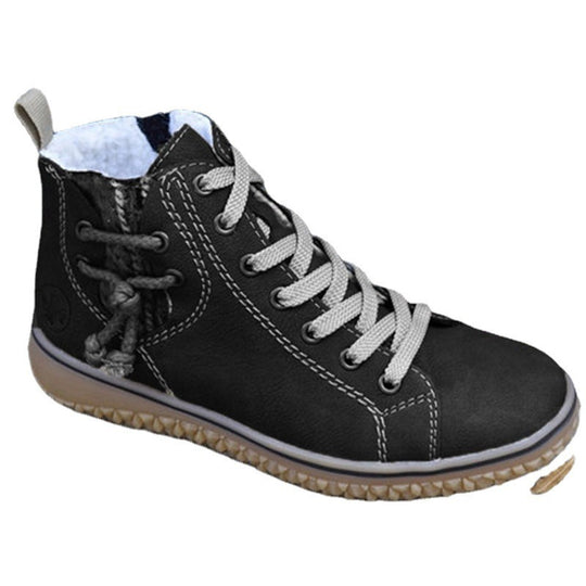 Cozy Zipper Ankle Boots