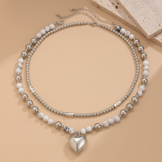 Heartbeat Multi-Layer Necklace Set