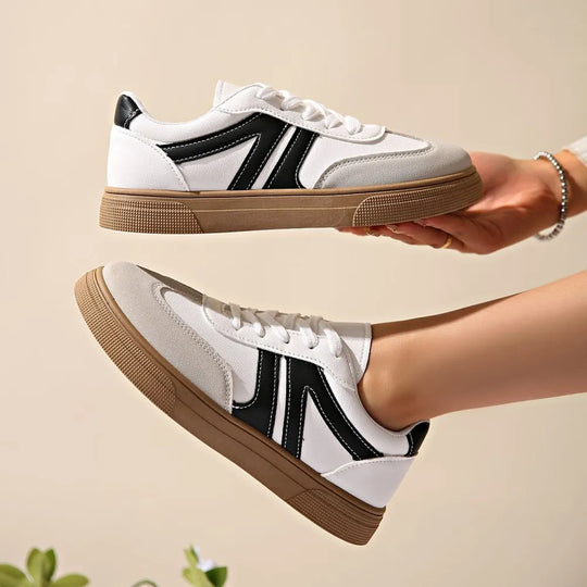 Casual Sporty Lace-Up Sneakers