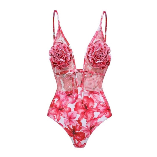 Chic Printed One-Piece Swimsuit
