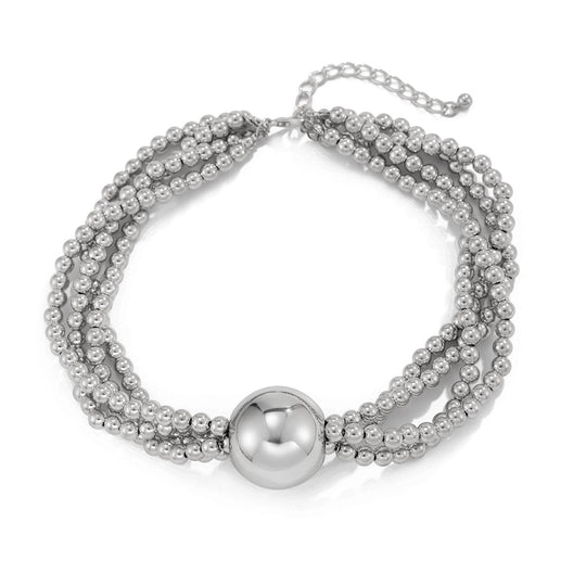 Exaggerated Round Bead Multi-Layer Pearl Necklace