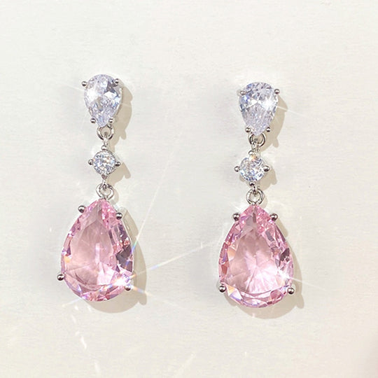 Pear-Shaped Water Drop Earrings