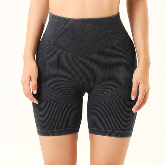 Frosted Yoga Set with Hip-Lift Leggings