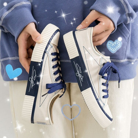 K-Trend Biscuit Canvas Sneakers