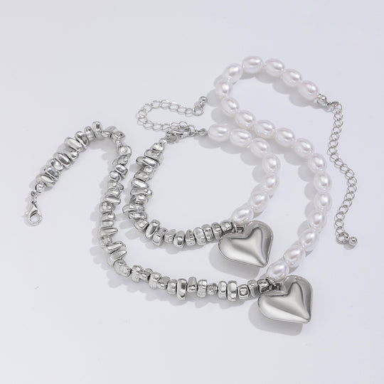 Heartbeat Multi-Layer Necklace Set