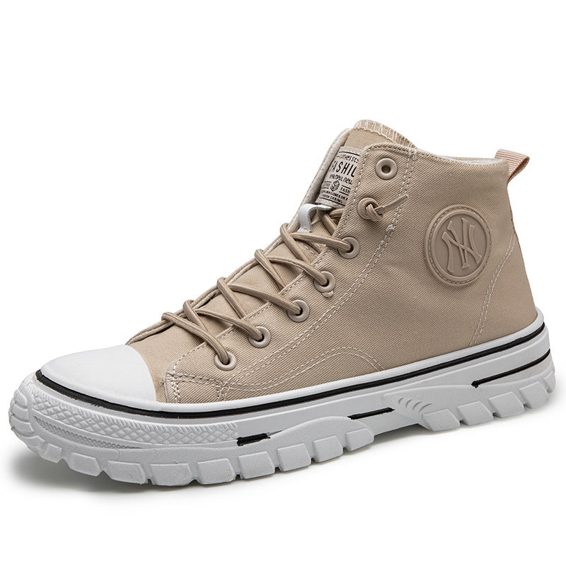 UrbanEdge High-Top Canvas Sneakers