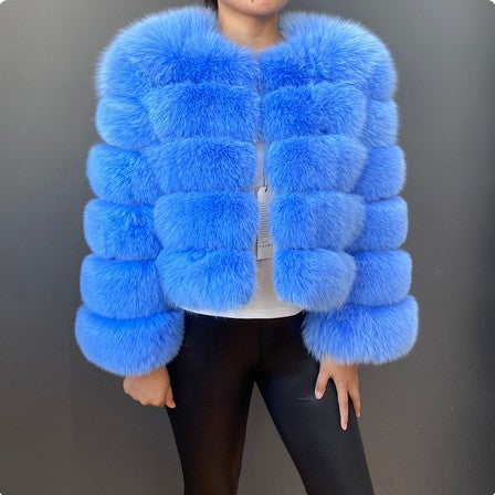 Women's Long Ruffled Shawl Windbreaker