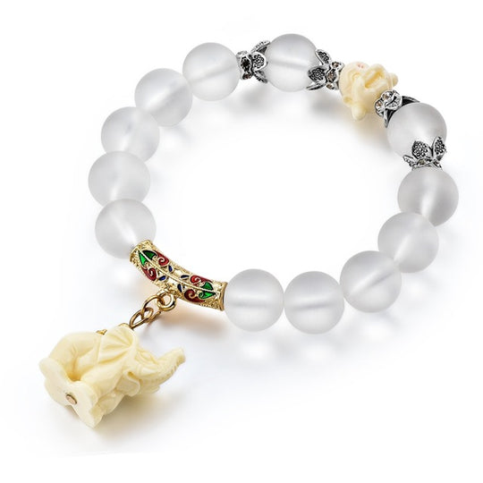 Natural Opal Bead Bracelet