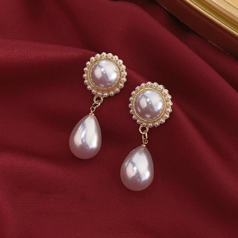 Baroque Pearl Water Drop Earrings