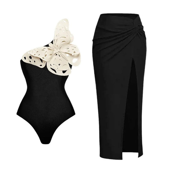 butterfly one-piece swimsuit