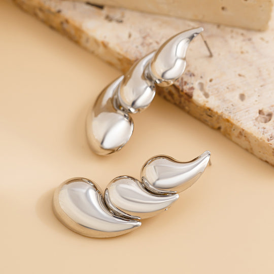 Luxury Geometric Water Drop Earrings