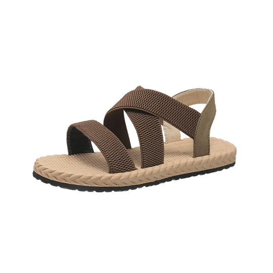 Open Toe Flat Sandals