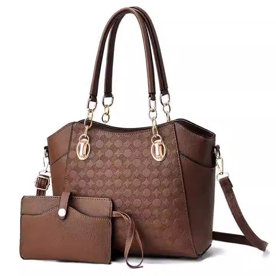 Vintage Chic Chain Shoulder Tote