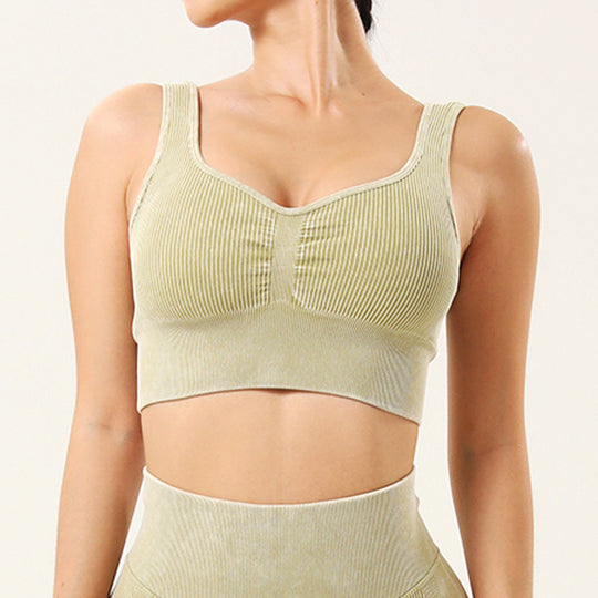 Frosted Yoga Set with Hip-Lift Leggings