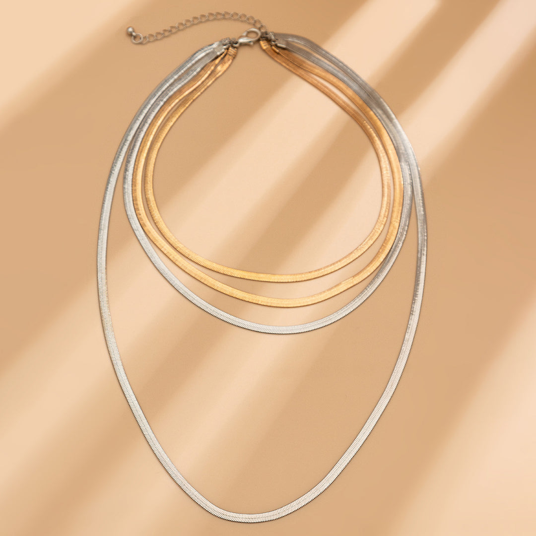 Tassel Luxe Snake Chain Necklace