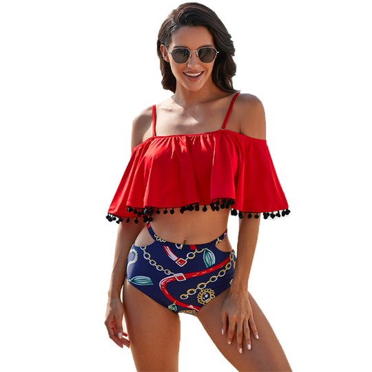 Lotus Leaf Swing Bikini Set