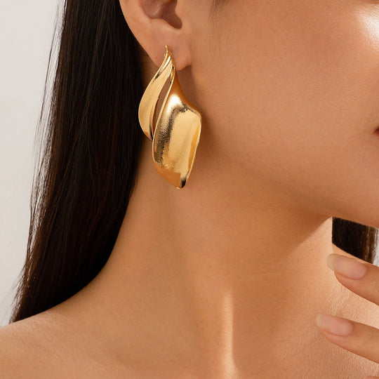 Luxury Geometric Water Drop Earrings