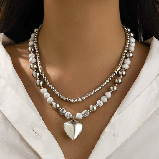 Heartbeat Multi-Layer Necklace Set