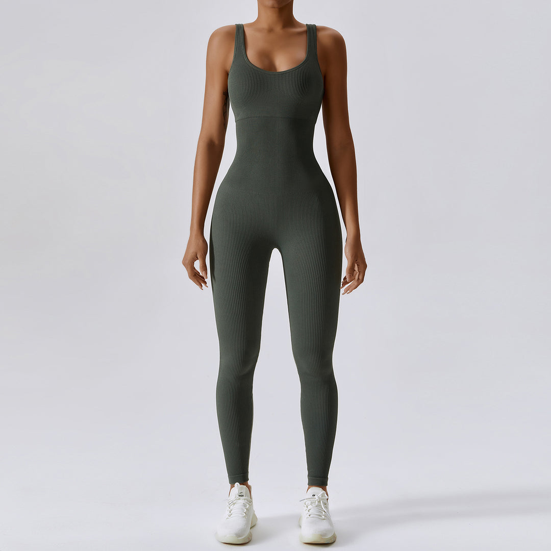 Spring Seamless Yoga Jumpsuit