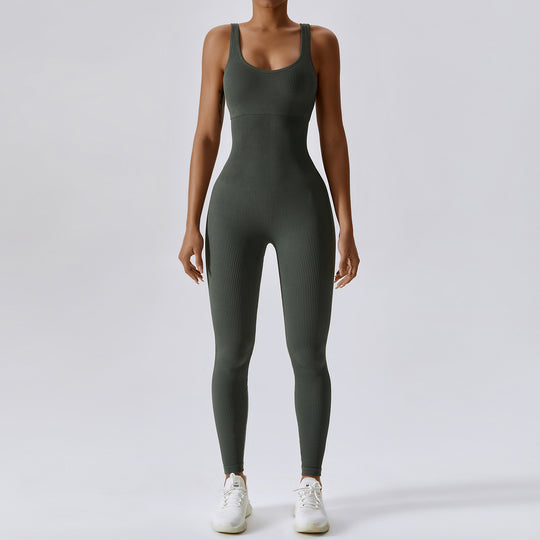 Spring Seamless Yoga Jumpsuit