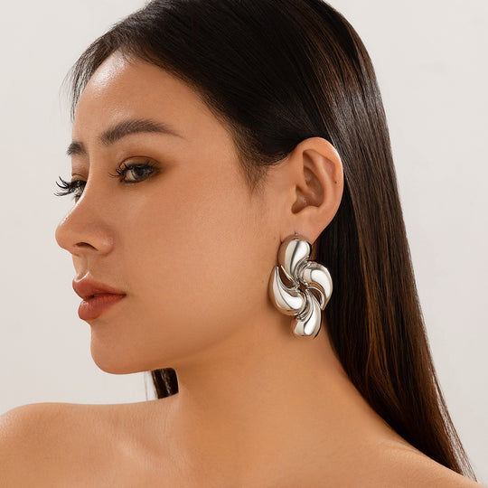 Luxury Geometric Water Drop Earrings