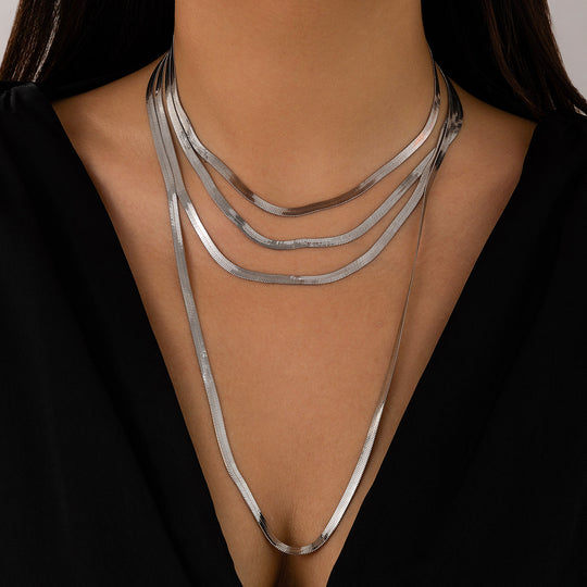 Tassel Luxe Snake Chain Necklace