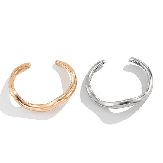Flux Wide Alloy Bracelet