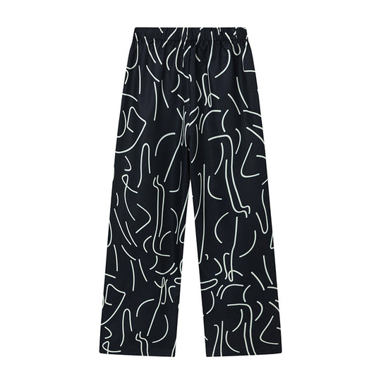 Short Sleeve Printed Two-Piece Set